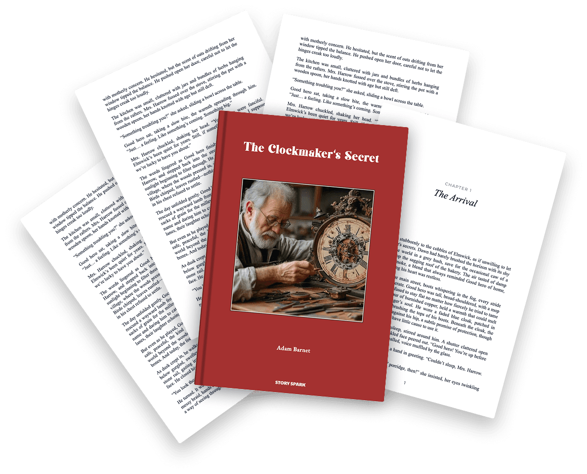 مثال على كتاب مطبوع مع صفحات داخلية مفتوحة