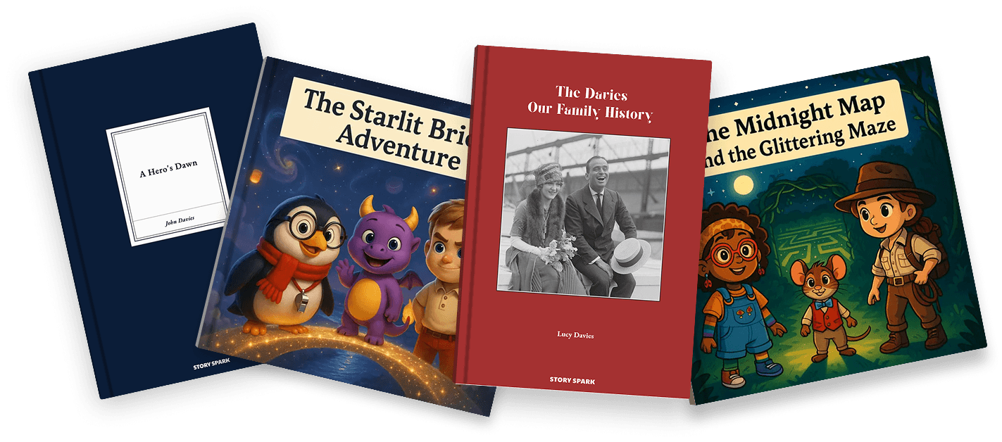 كتب واجهة منشئ الكتب من Story Spark