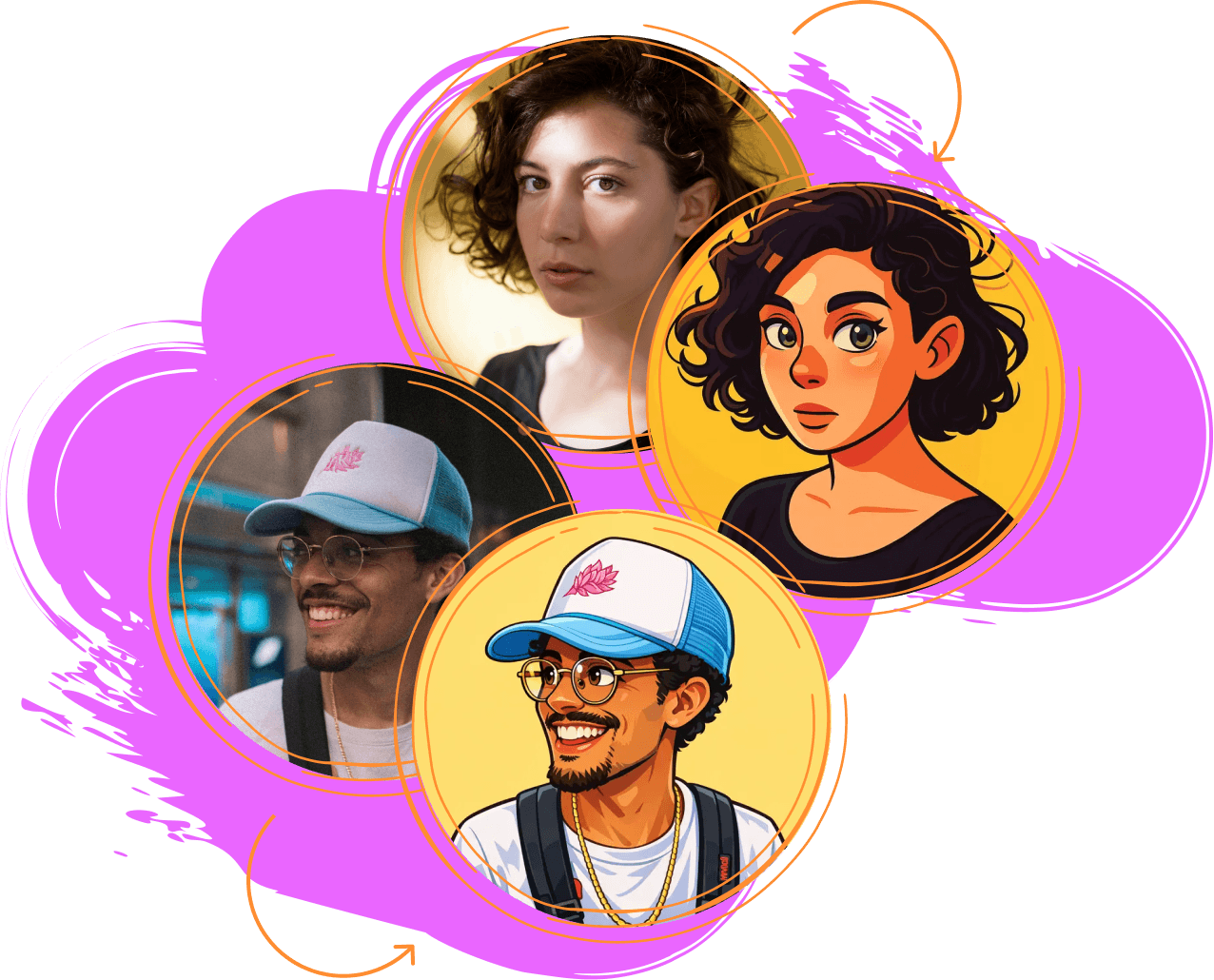 حوّل صورك إلى شخصيات Story Spark