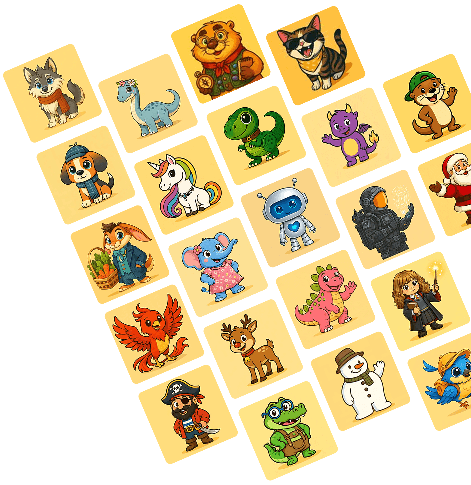 استكشف عالم شخصيات Story Spark