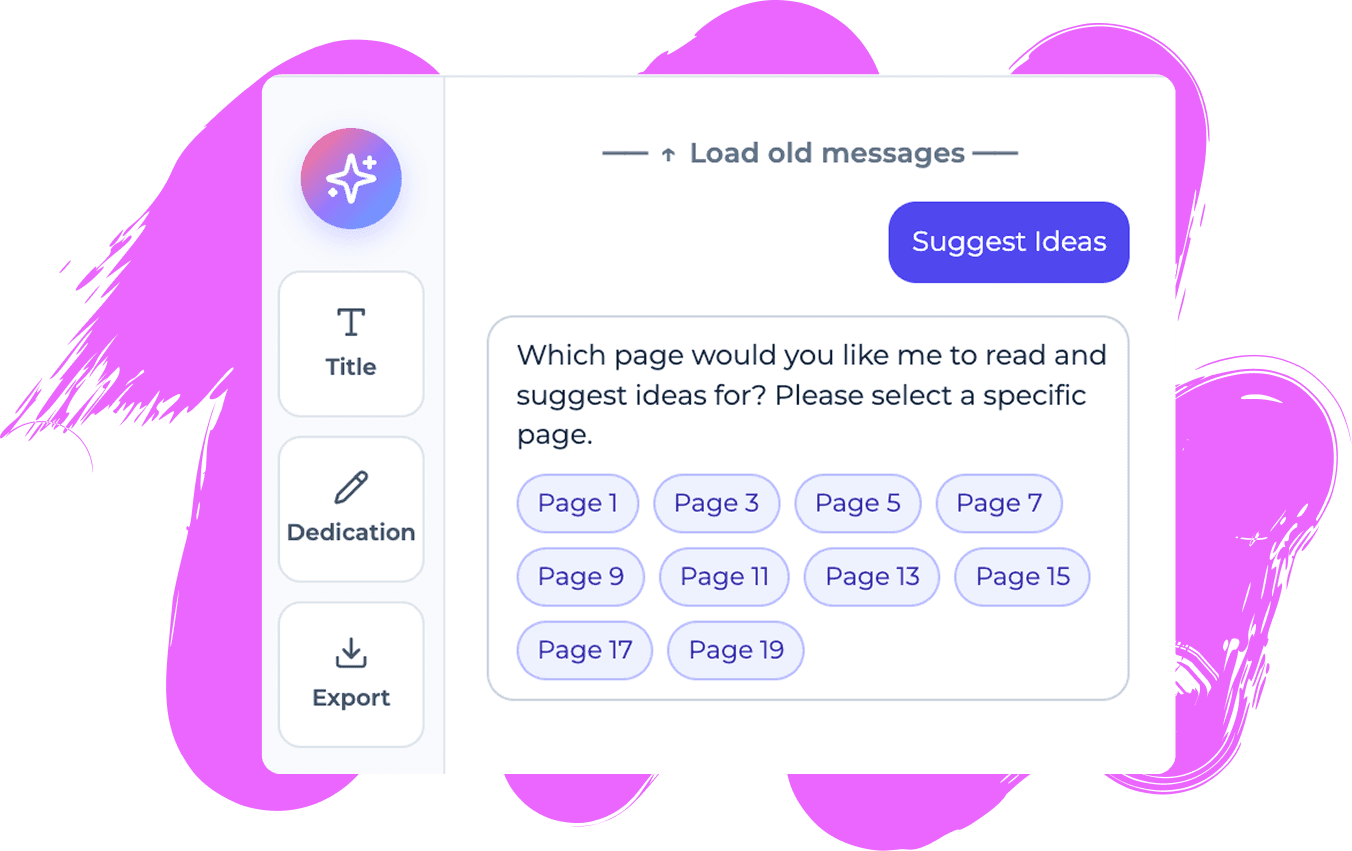 محرر كتب القصص - مساعد الكتابة