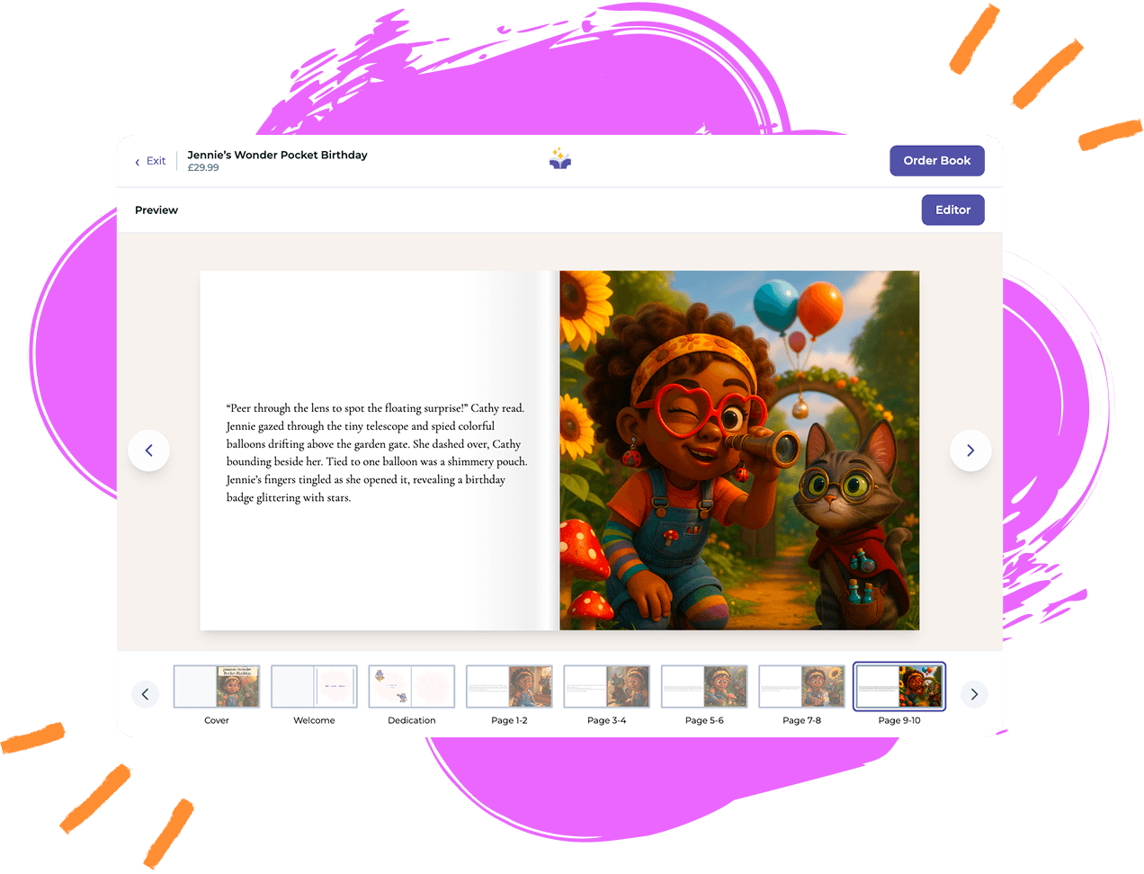 محرر كتب القصص - المعاينات