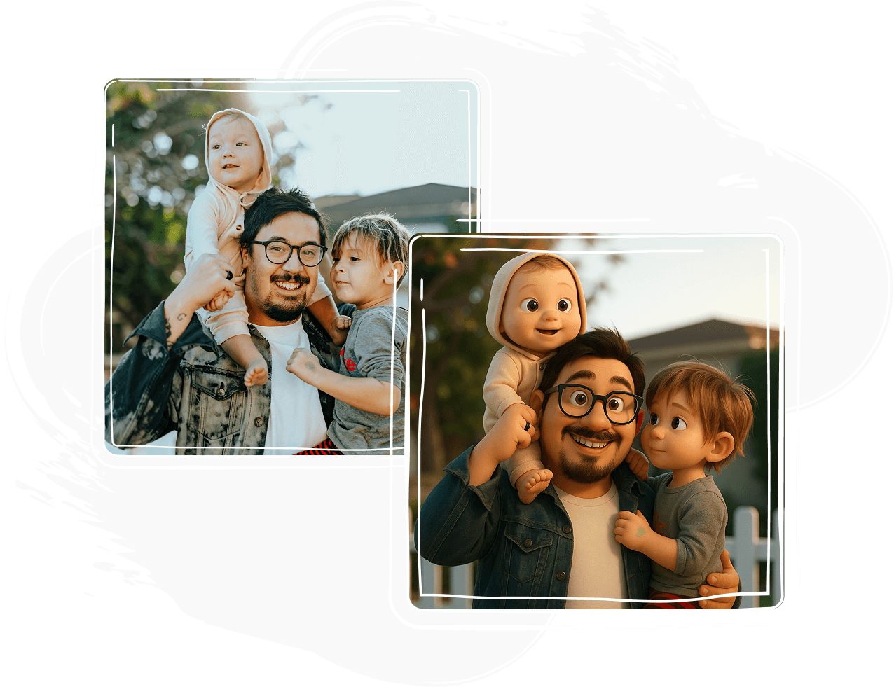 مثال تحويل الصورة إلى رسم