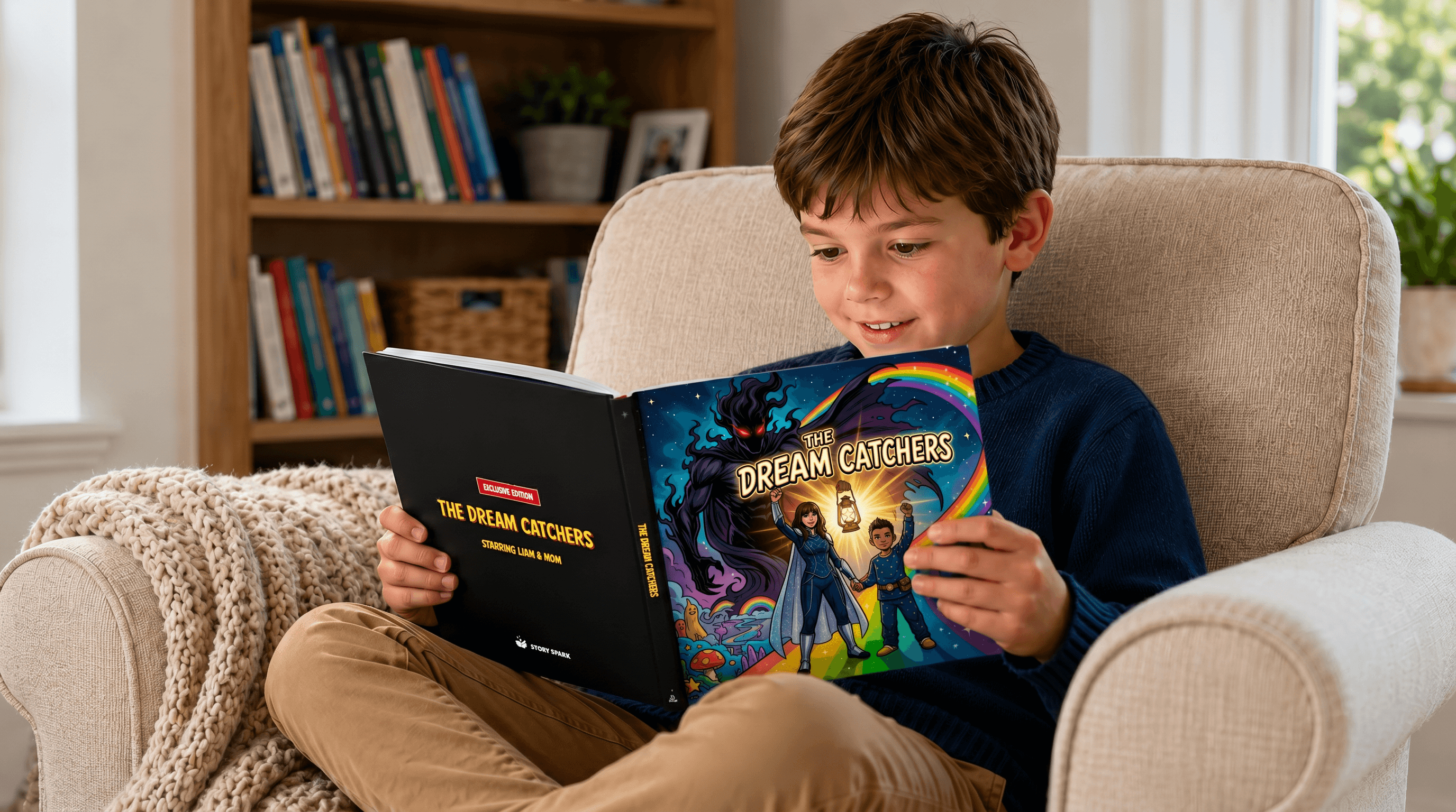 Story Spark book creator hero books
